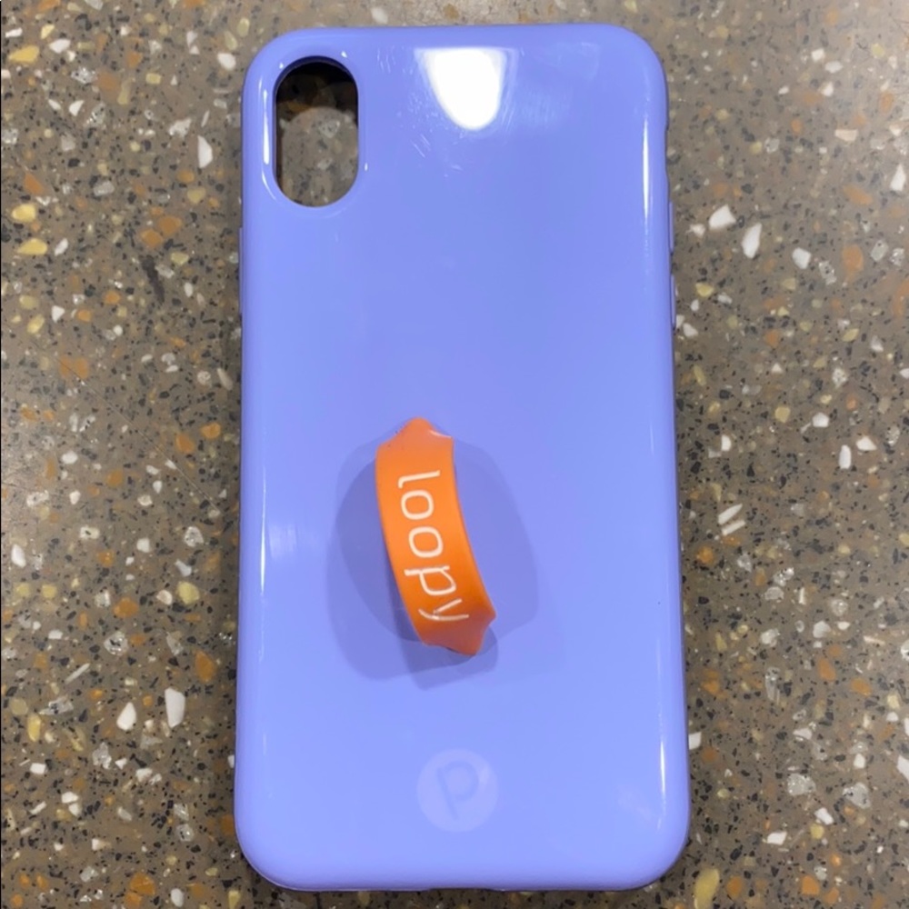 Loopy Case iPhone X case - Periwinkle